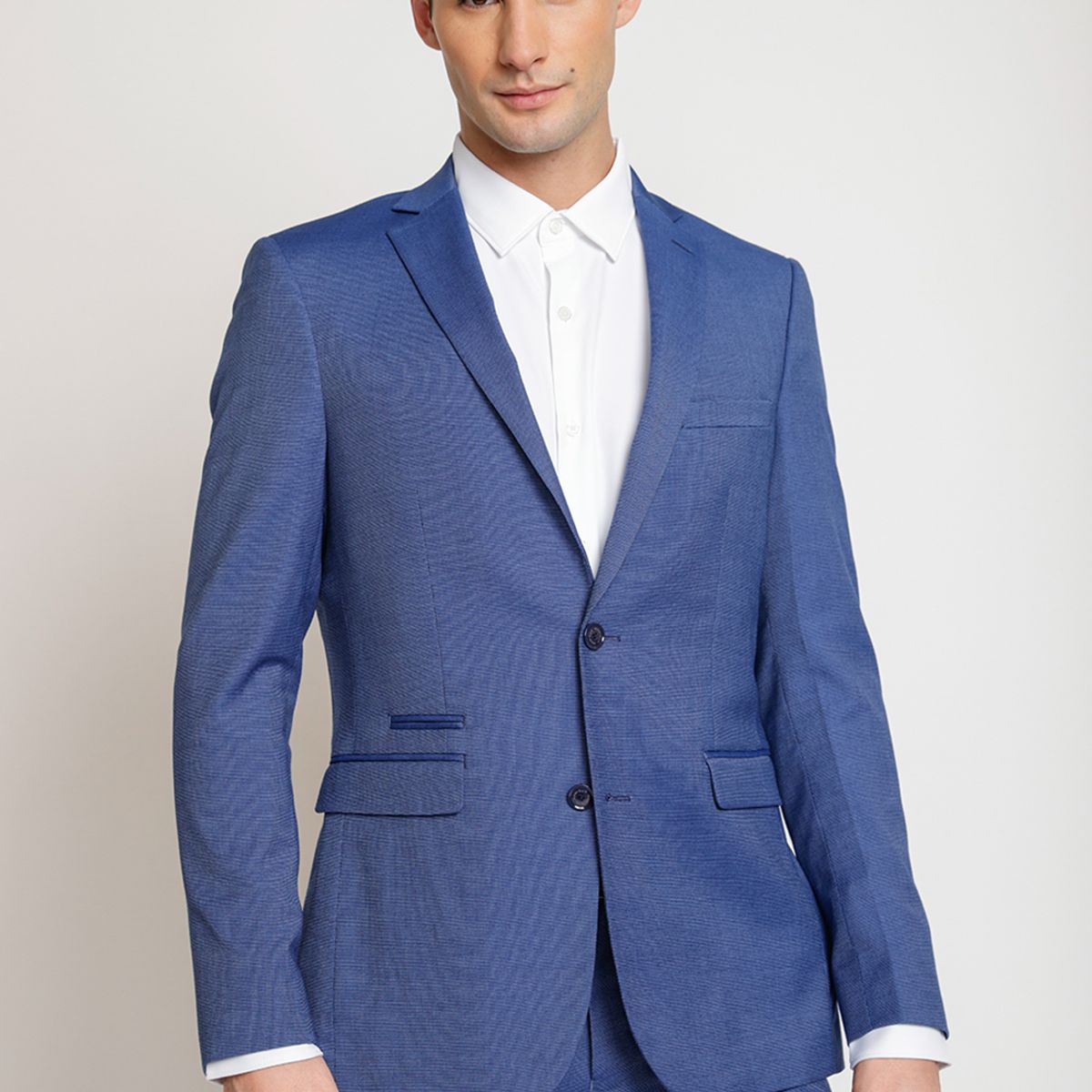 PERRY ELLIS - Chaqueta Hombre Traje Suit Separates Washable Azul Claro