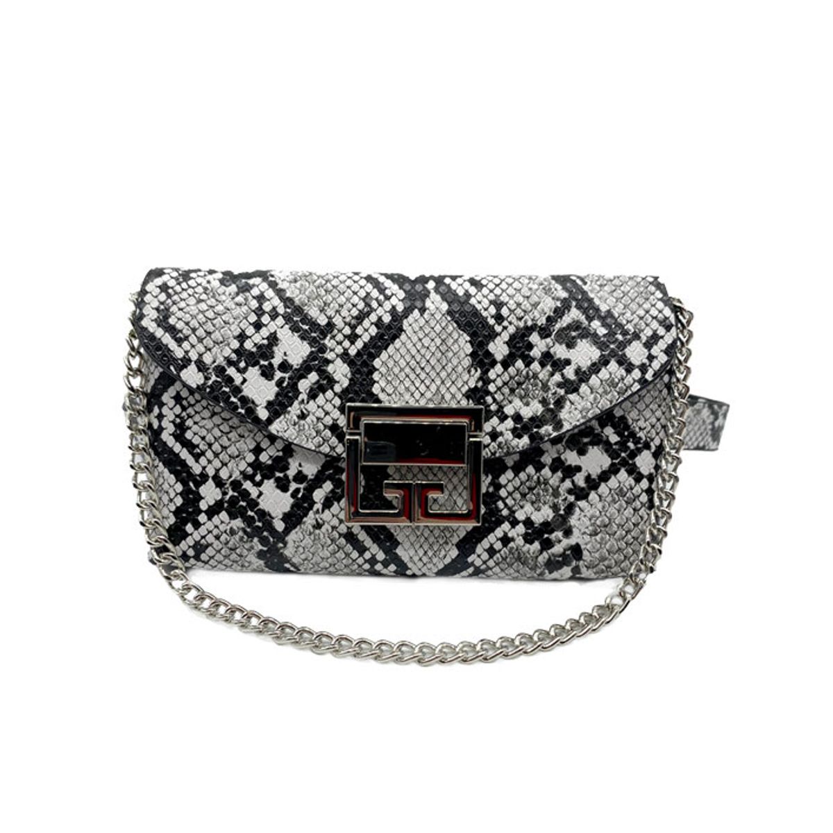 TODOPIEL - Cartera de fiesta Ecocuero Negro CRS87 Todopiel