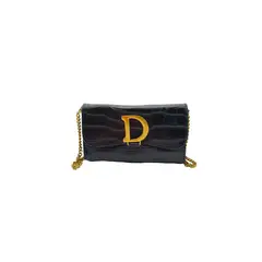 TODOPIEL - Cartera Ecocuero Negro CRU12
