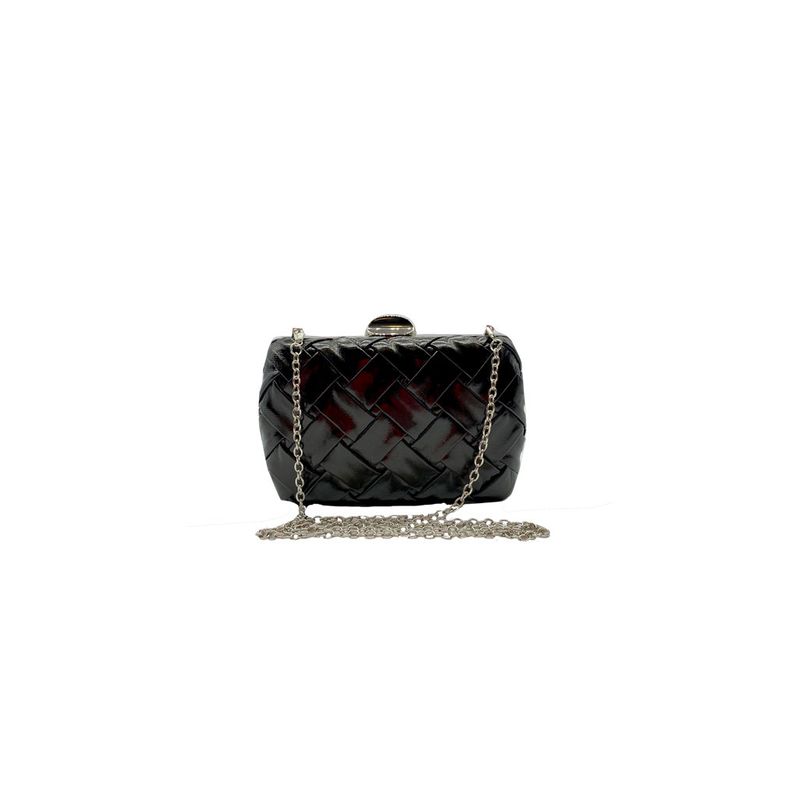 TODOPIEL - Cartera de fiesta Ecocuero Negro CRX36 Todopiel