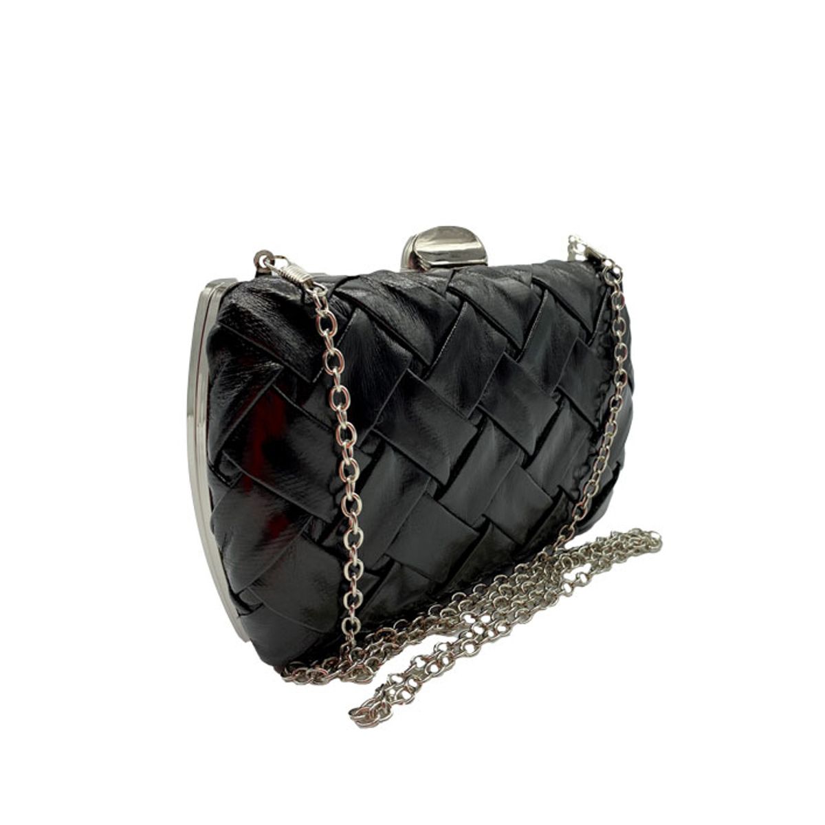 TODOPIEL - Cartera de fiesta Ecocuero Negro CRX36 Todopiel