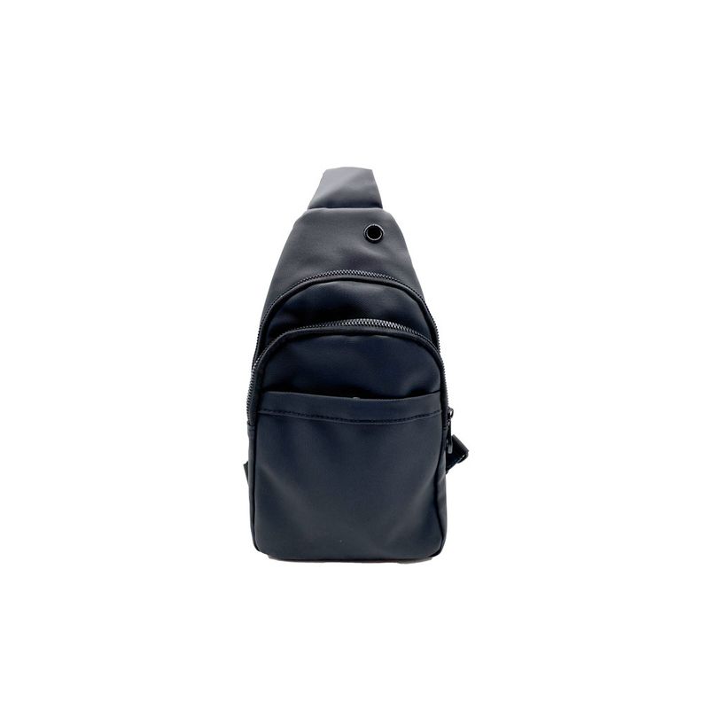 TODOPIEL - Bandolera Ecocuero Negro CRU89 Todopiel