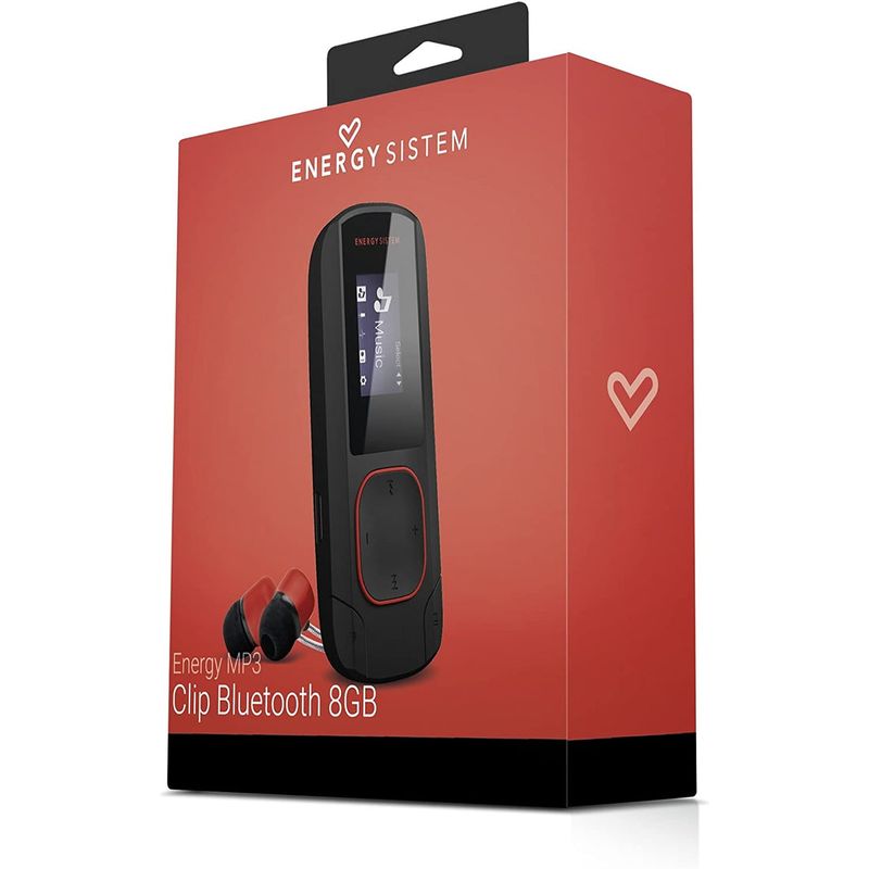 ENERGY SISTEM - Reproductor Mp3 Bluetooth  Fm Energy Sistem Coral Edition 8Gb - Rojo