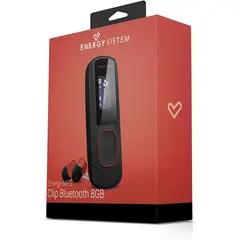 ENERGY SISTEM - Reproductor Mp3 Bluetooth Fm Coral Edition 8Gb - Rojo