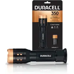 DURACELL - Linterna Focusing Infinity X1 de 350 Lumenes LED - Negro