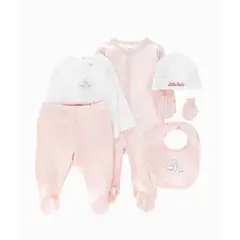 4KIDS - Ajuar recién nacida de 6 piezas ROSADO 4 Kids
