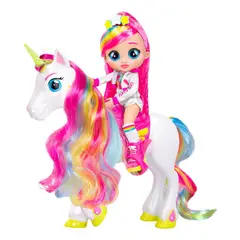 CRY BABIES - Muñeca BFF Dreamy patinadora y Rym luminoso
