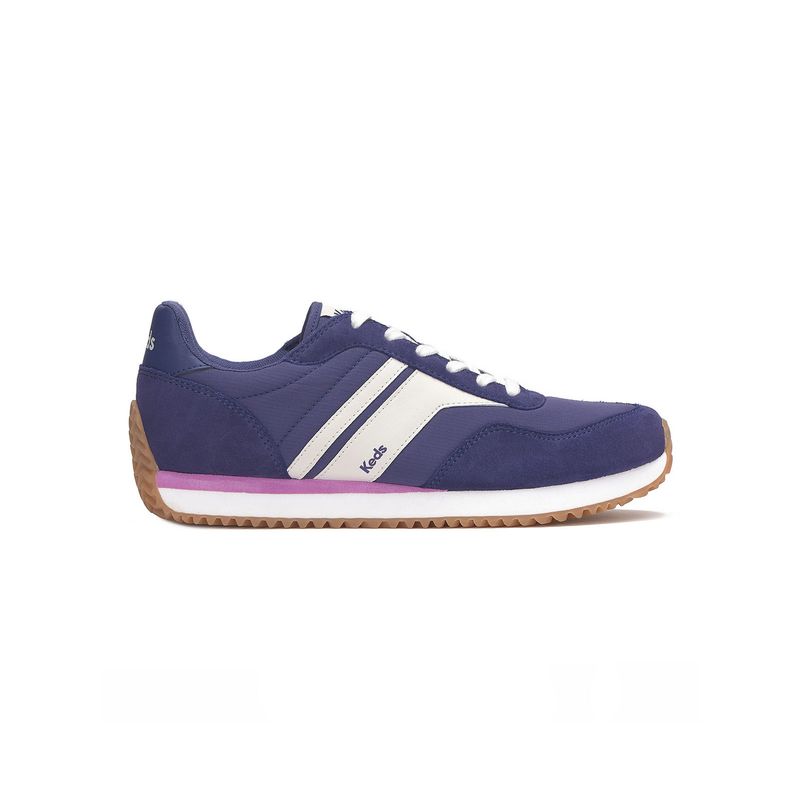 KEDS - Zapatilla Cuero Mujer Rena Azul Marino KEDS