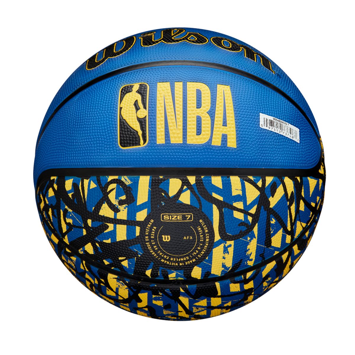 WILSON - Pelota Basketball Nba Team Graffiti Gs Warriors 7 Wilson