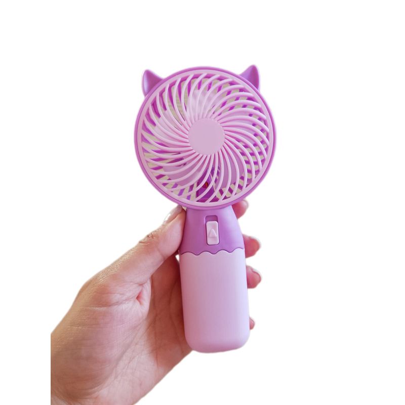 GENERICO - Mini Ventilador Lindo Portatil Gatito Carga Usb