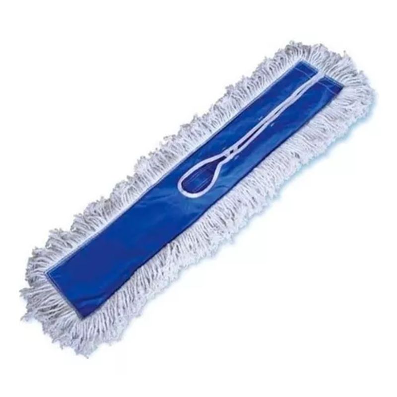 GENERICO - Repuesto Mopa Seca Azul Algodón Tipo Avión 60cm