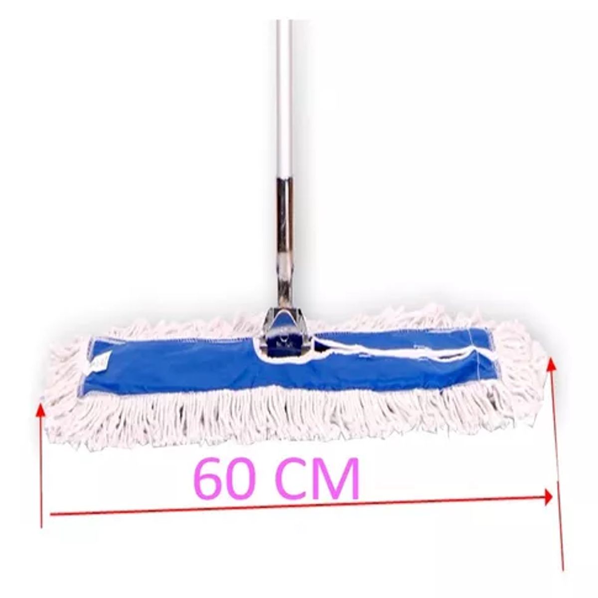 GENERICO - Repuesto Mopa Seca Azul Algodón Tipo Avión 60cm