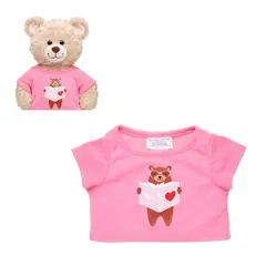 BUILD A BEAR - Polera oso lector algodón suave