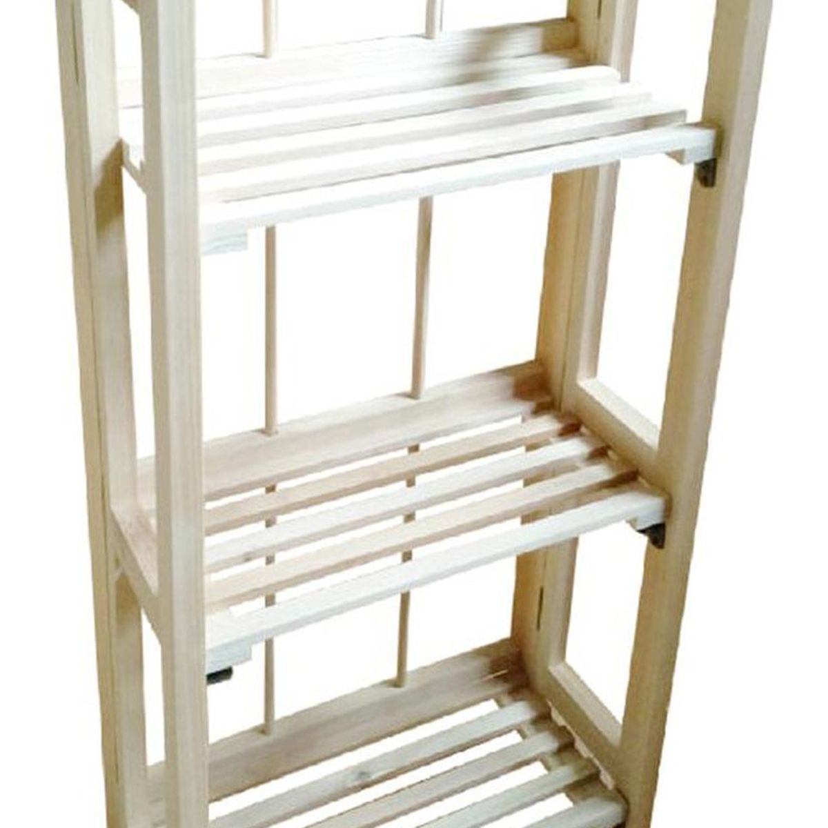 IMPORTCLICK - Estante Organizador Madera Librero 3 Niveles 68x30x15 CM Café Claro
