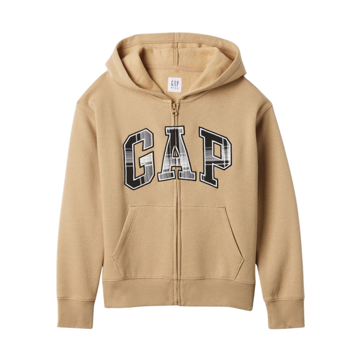 GAP - Polerón Logo Con Cierre Café