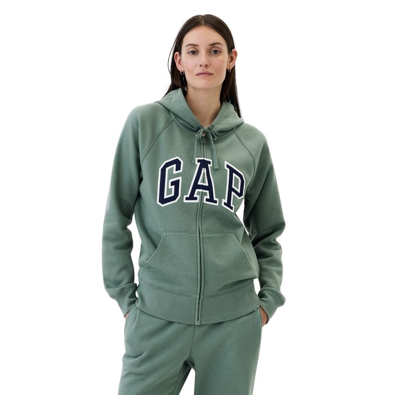 GAP - Polerón Logo Con Cierre Verde
