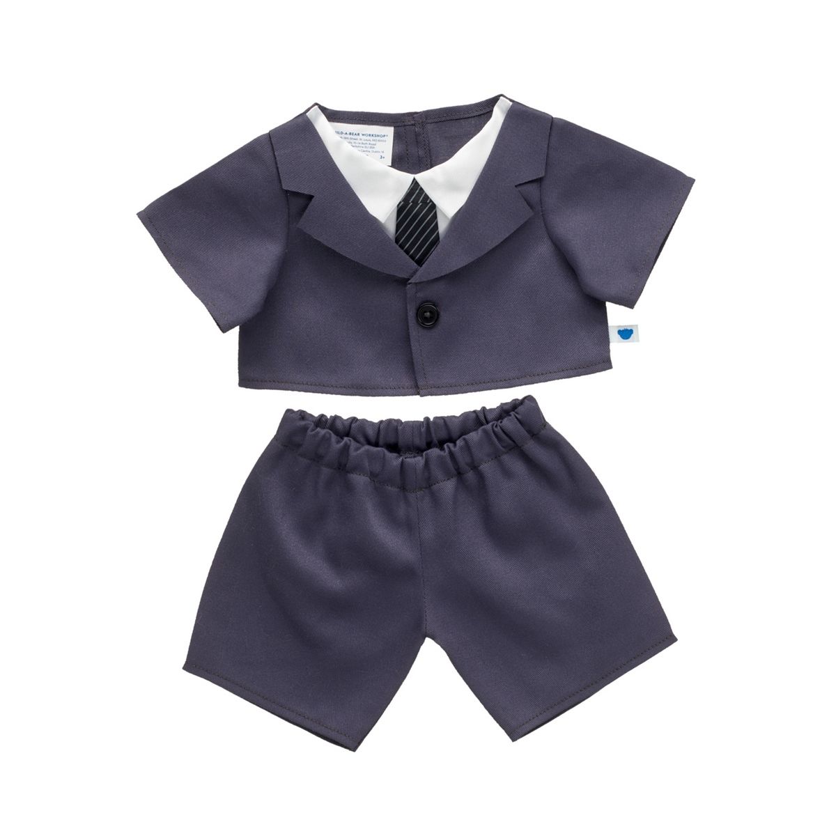 BUILD A BEAR - Traje de negocios Build a Bear gris clásico