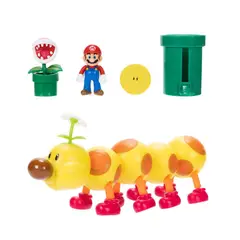 NINTENDO - Figura diorama Soda Jungle con Mario y Wiggler