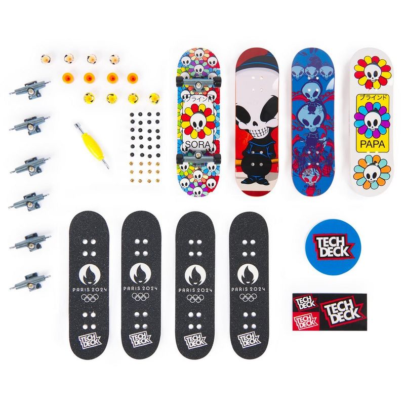 ANSALDO - Mini skates TECH DECK pack 4 Sora Shirai Paris 2024