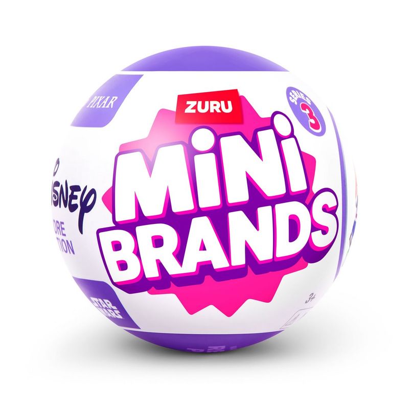 ZURU - BOLA MINI BRANDS CON 5 SORPRESAS DISNEY SERIE 3