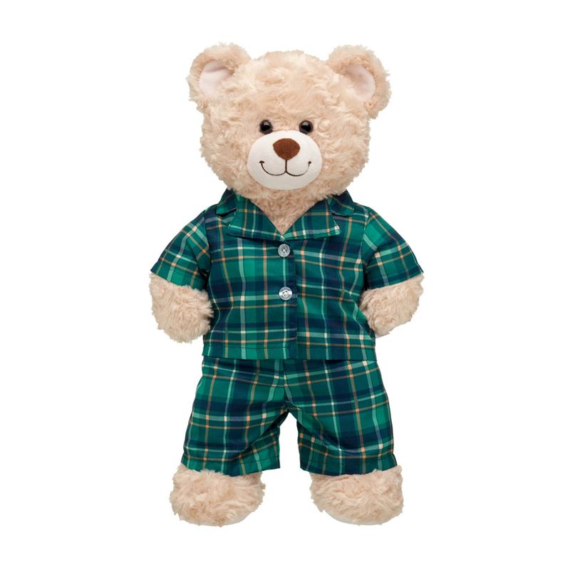 BUILD A BEAR - PIJAMA ESCOSES VERDE BUILD-A-BEAR