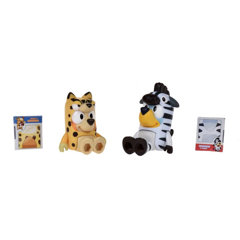 BLUEY - Figuras de acción Bluey pack 2 disfraces de animales