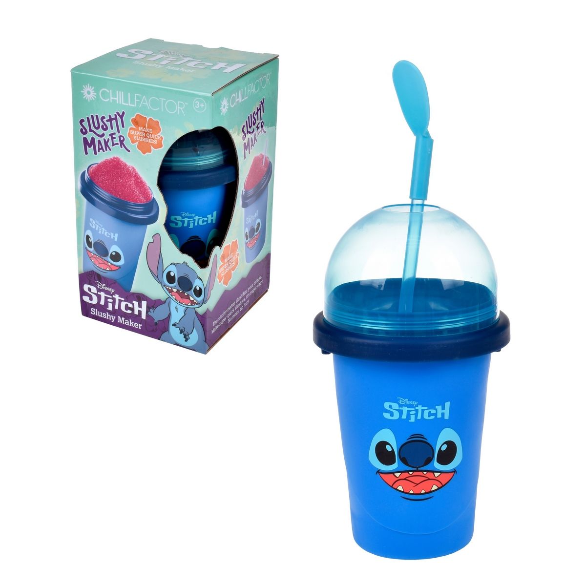 ANSALDO - VASO PARA HACER GRANIZADOS CHILLFACTOR DISNEY - CELESTE