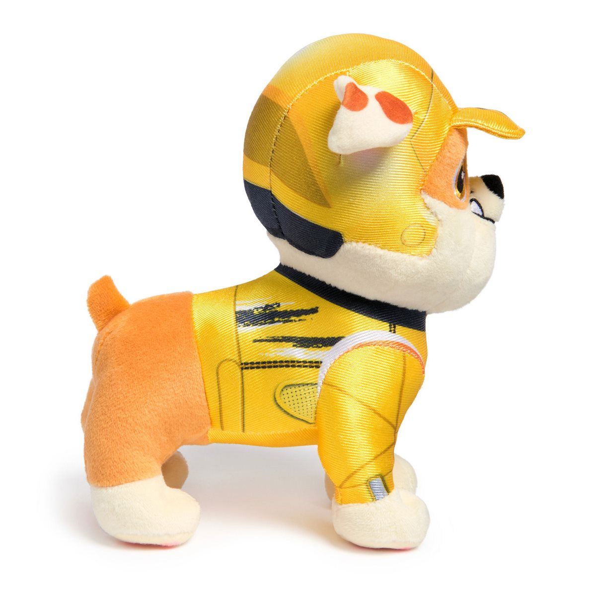 PAW PATROL - Peluche Paw Patrol Rubble 17 cm suave y bordado