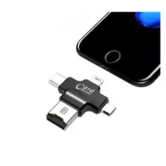 GENERICO - Lector Tarjeta Sd Tf Tablet Pad Micro Usb Type C