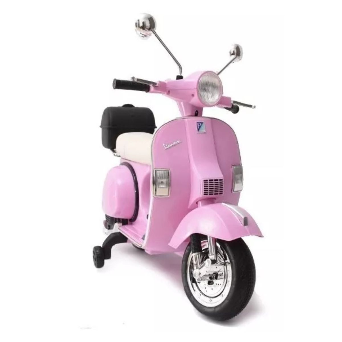 GENERICO - Moto Scooter Electrica Piaggio Vespa Px-150, Original, Niños- Rosada