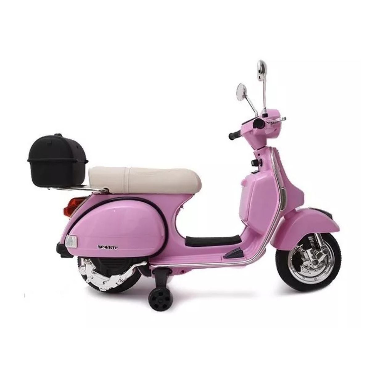 GENERICO - Moto Scooter Electrica Piaggio Vespa Px-150, Original, Niños- Rosada