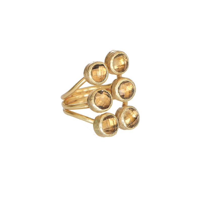TURKUAZ - Anillo ajustable hexalogía otomana 2