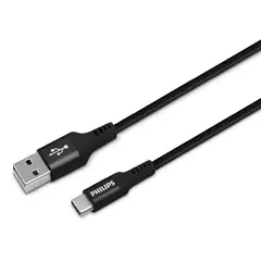 PHILIPS - Cable Usb Trenzado Tipo A A Tipo C De 2 Metros 15w