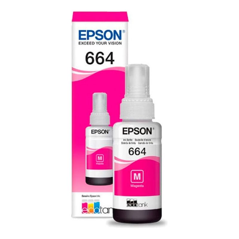 EPSON - Botella De Tinta Epson 664 Magenta Original Magenta