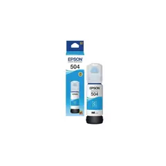 EPSON - Botella 504 Cyan Original