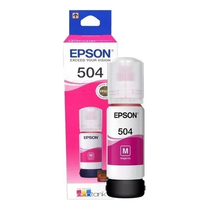 EPSON - Botella de Tinta Epson 504 Magenta Original
