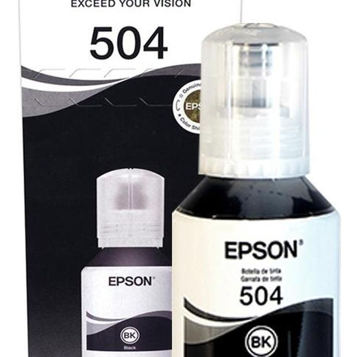 EPSON - Botella de Tinta Epson 504 Negro Original