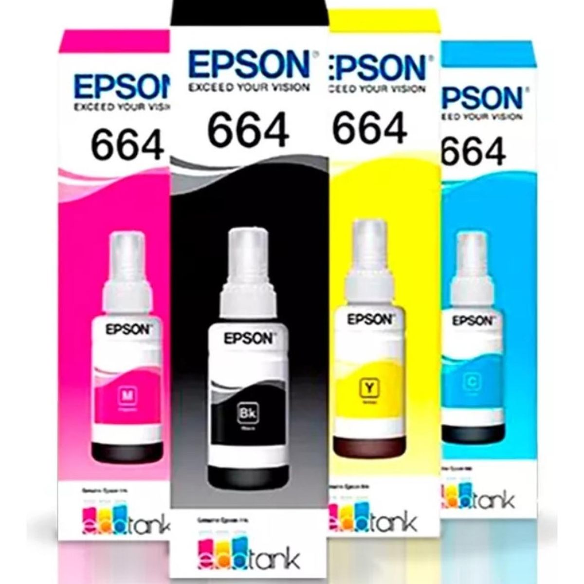 EPSON - Botellas de Tintas Epson 664 Original Pack