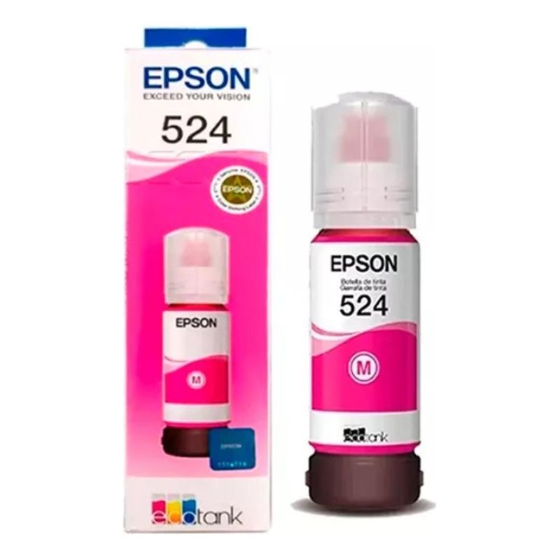 EPSON - Botella de Tinta Epson 524 Magenta Original