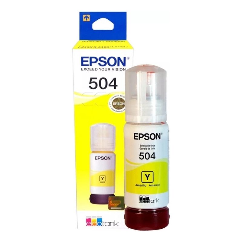 EPSON - Botella de Tinta Epson 504 Yellow Original