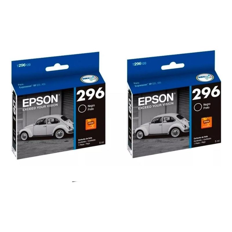 EPSON - Pack Cartuchos Epson 296 Negros