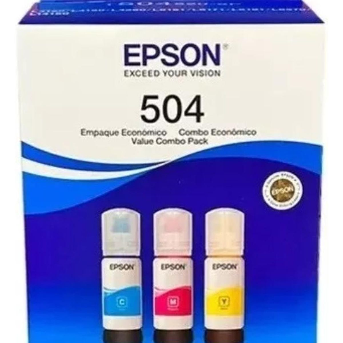 EPSON - Botellas de Tintas Epson 504 M/C/Y Original Pack