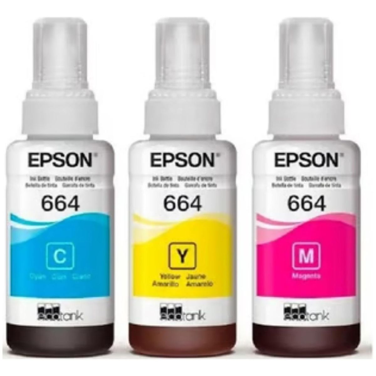 EPSON - Botellas de Tintas Epson 664 M/C/Y Original Pack