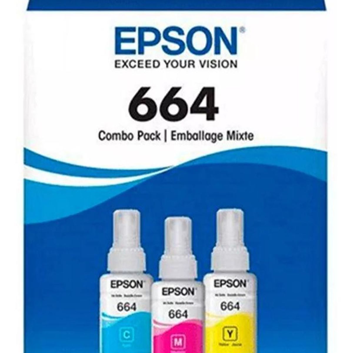 EPSON - Botellas de Tintas Epson 664 M/C/Y Original Pack