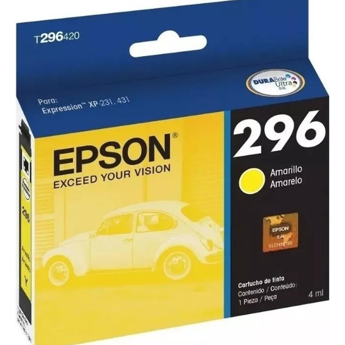 EPSON - Cartucho de Tinta Epson 296 Yellow Original