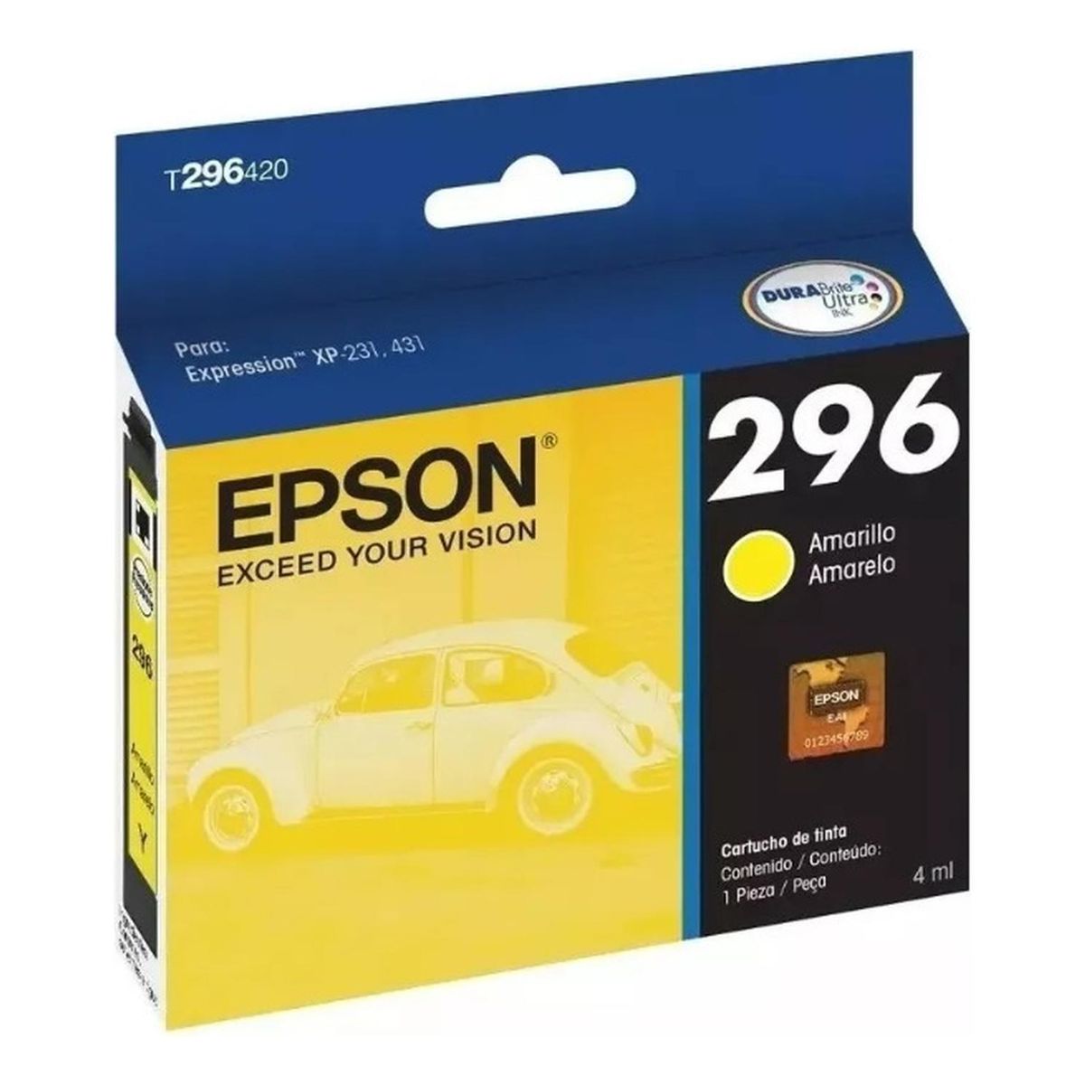 EPSON - Cartucho de Tinta Epson 296 Yellow Original