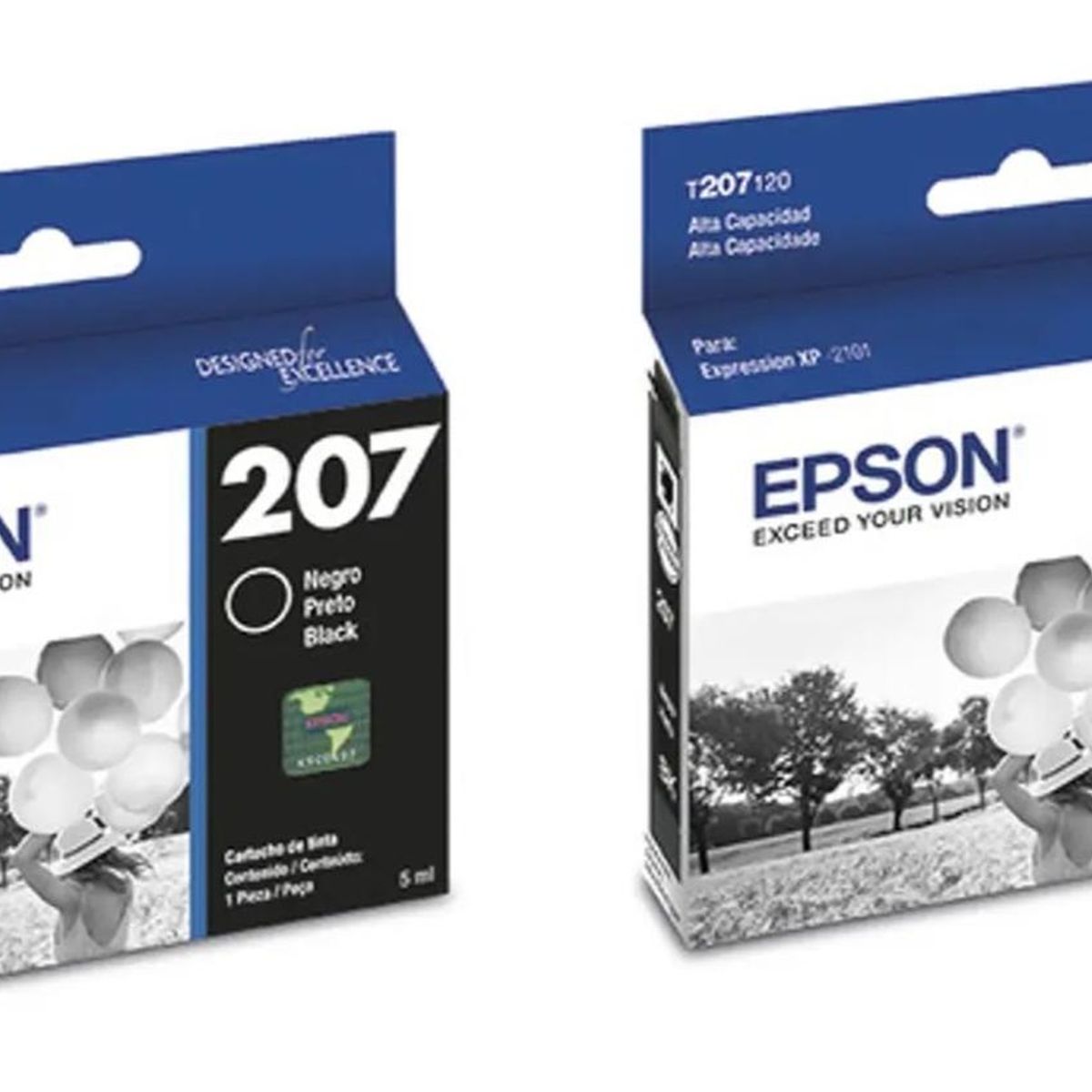 EPSON - Cartuchos de Tinta Epson 207 Negro Original Pack