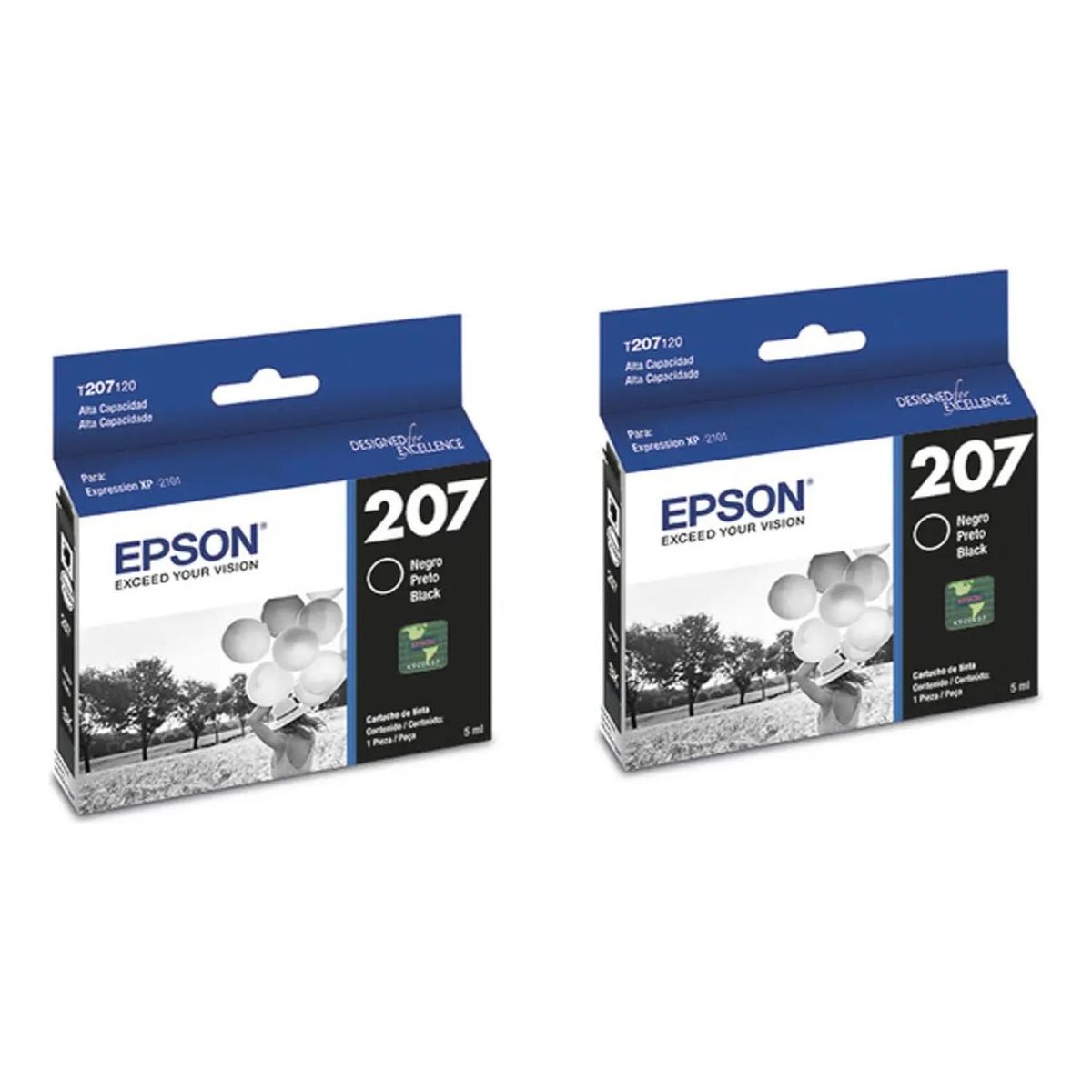 EPSON - Cartuchos de Tinta Epson 207 Negro Original Pack