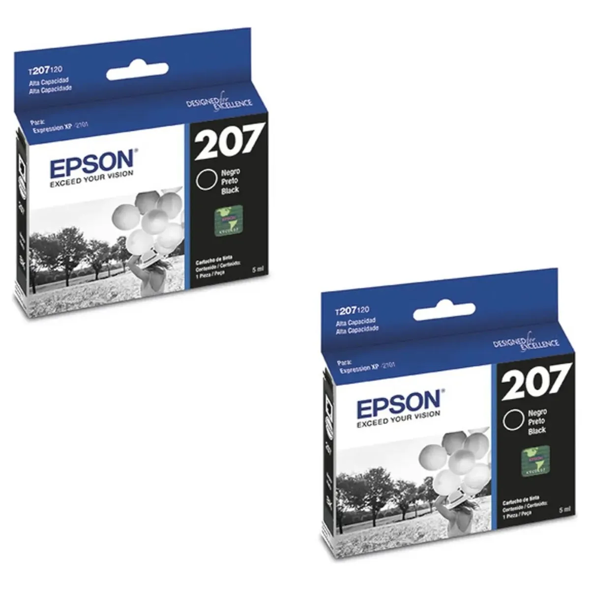 EPSON - Cartuchos de Tinta Epson 207 Negro Original Pack