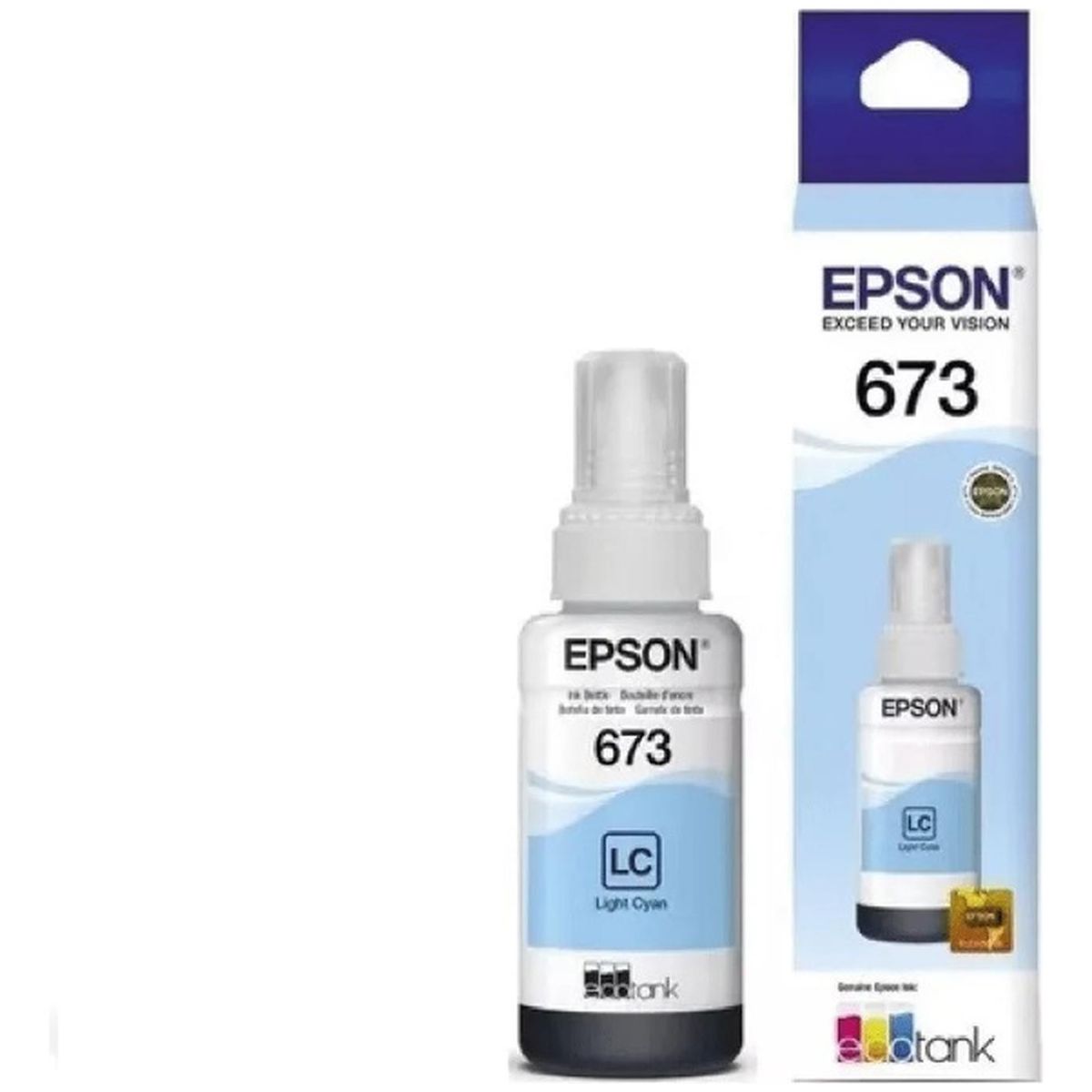 EPSON - Botella de Tinta Epson 673 Cyan Light Original